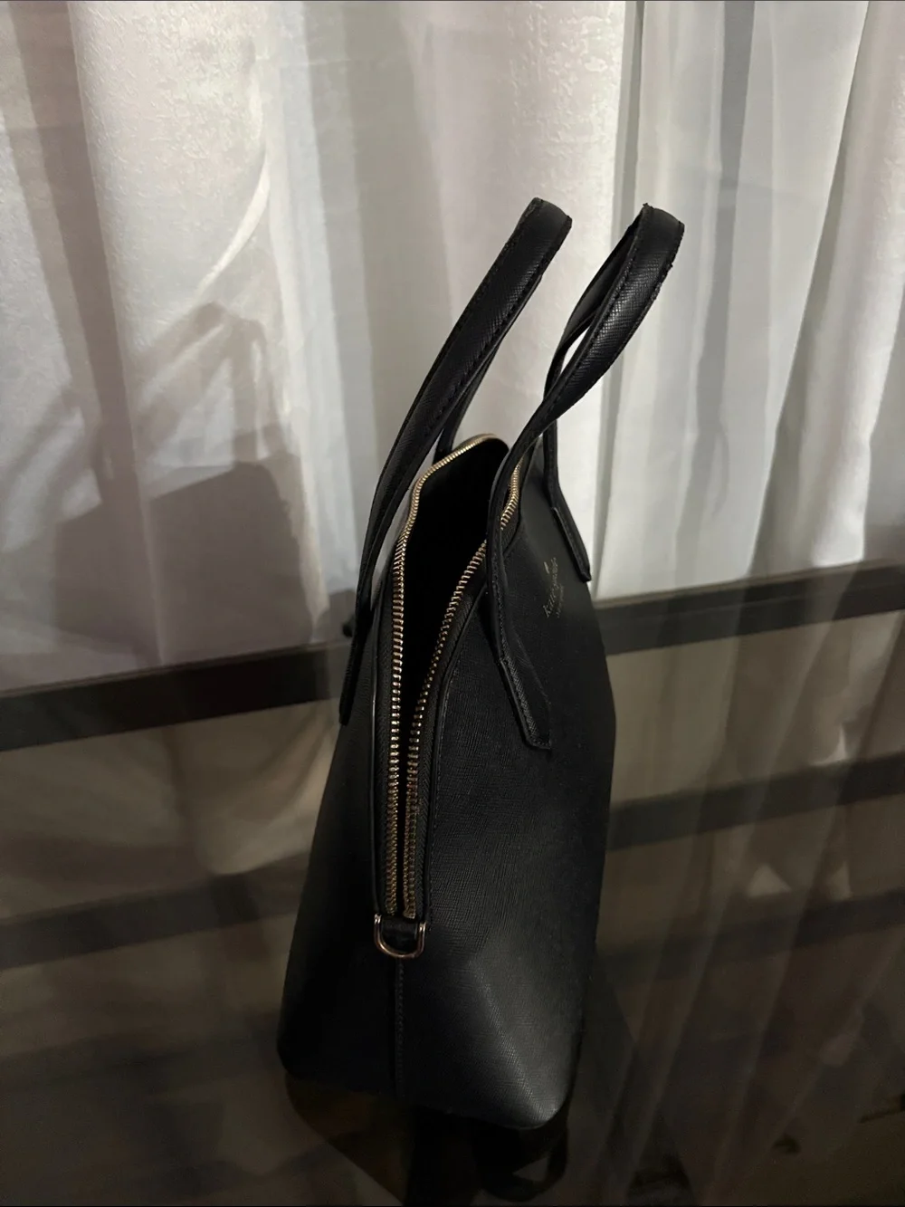 kate spade Shuyler Medium black leather satchel